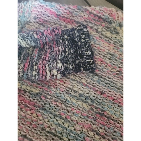 Easel Ombré Obsession textured chunky Knit Sweater multicolor woman's small/med - Picture 7 of 7